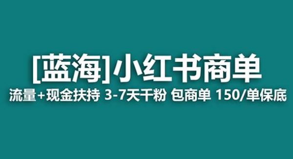 最强蓝海项目，小红书商单！长期稳定，7天变现，商单分配，月入过W