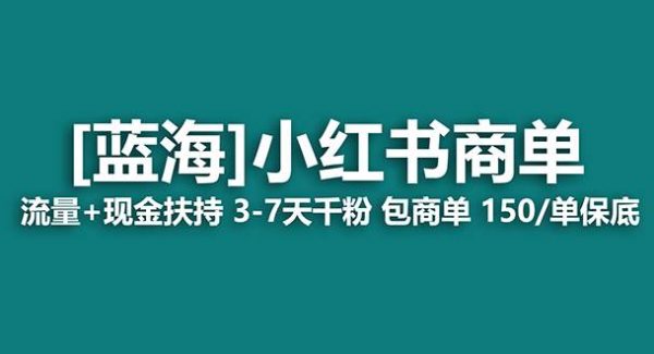 【蓝海项目】小红书商单！长期稳定 7天变现 商单一口价包分配 轻松月入过W