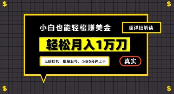 谷歌看广告撸美金2.0，轻松gua机，多号操作，月入1万刀【揭秘】