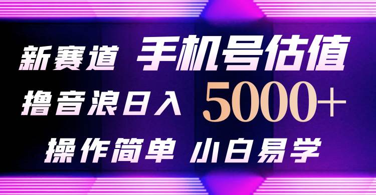 （10154期）抖音不出境直播【手机号估值】最新撸音浪，日入5000+，简单易学，适合…